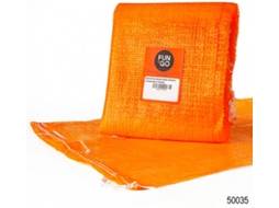 Pack 10Ud Saco FUN AND GO Polymesh de Cor Laranja com Atilho 55X83Cm
