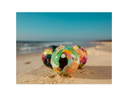 Bola De Praia 9 Cm – Absorve Água Para Um Quique Alto -aquaforge