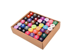 Conjunto de Linha de Costura de Poliéster de 1000 Jardas 42 Cores Bric Bordado Carretel HURRISE
