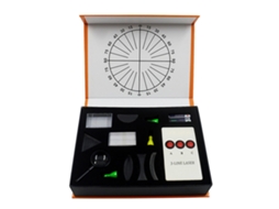 Conjunto de Equipamentos Ópticos Laboratoriais com Lentes e Prisma | S/MARCA