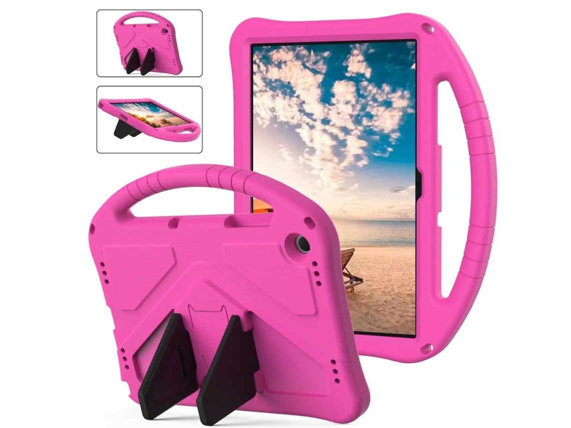 Capa Protetora Para Tablet, Cor Rosa, Compatível Com Samsung Galaxy Tab A11 Plus / A9 Plus