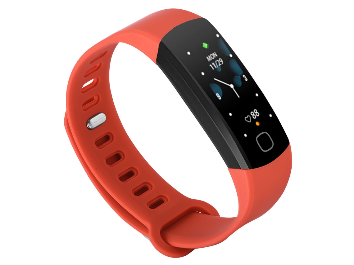 Pulseira Inteligente R8c Com Tela Colorida E Monitoramento Contínuo De Batimentos Cardíacos (laranja)