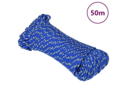 Vidaxl Corda De Barco 5 Mm 50 M Polipropileno Azul