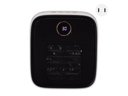 Aquecedor portátil de 500W para interior, compacto, silencioso, com timer e IPX2 LAXISCREED