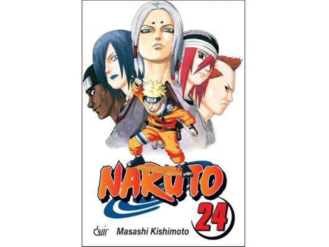 Livro Naruto 24: Em Apuros de Masashi Kishimoto (Português - 2017)