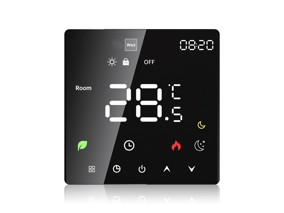 Laxiscreed Termóstato Inteligente K6 16a Ip20 Para Controlo De Temperatura Eficiente