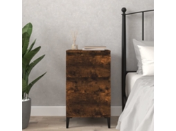Vidaxl Mesa De Cabeceira 40x35x70 Cm Cor Carvalho Fumado