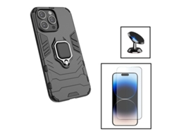 Capa para iPhone 15 Pro Max PHONECARE Vidro Temperado Magnética Preto