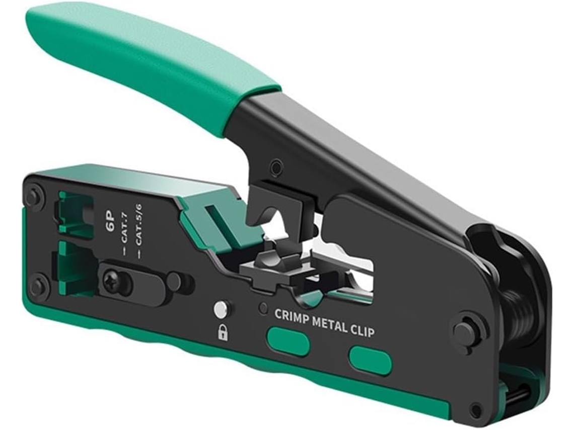 Alicate De Cravao Rj Para Cabos Ethernet Compatvel Com Cat5, Cat6 E Cat7 | Orysin