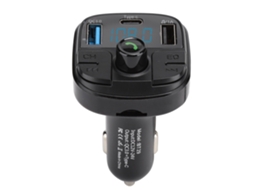 Mali player de Mp3 Bluetooth 5.0 para Carro com Qc3.0 Type C, Dual Usb, Fm Transmitter e Suporte a Flac/wma/ape Bt29