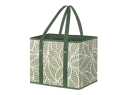 Sacola de Compras Dobrável com Fundo Reforçado, Cesta de Compras em Tnt para Supermercado, Atividades Ao Ar Livre, Multicolorida. GOKOCO