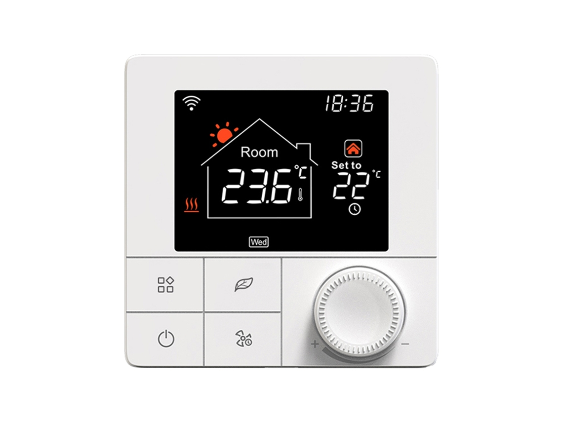 Termostato Inteligente Wifi com Controle por Voz e Programável com Tela LCD Primerox