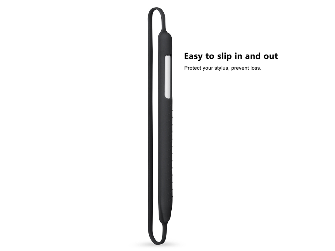 Funda protectora de silicona para el lápiz óptico apple pencil de 1.ª y 2.ª generación, resistente a golpes y arañazos | S/MARCA