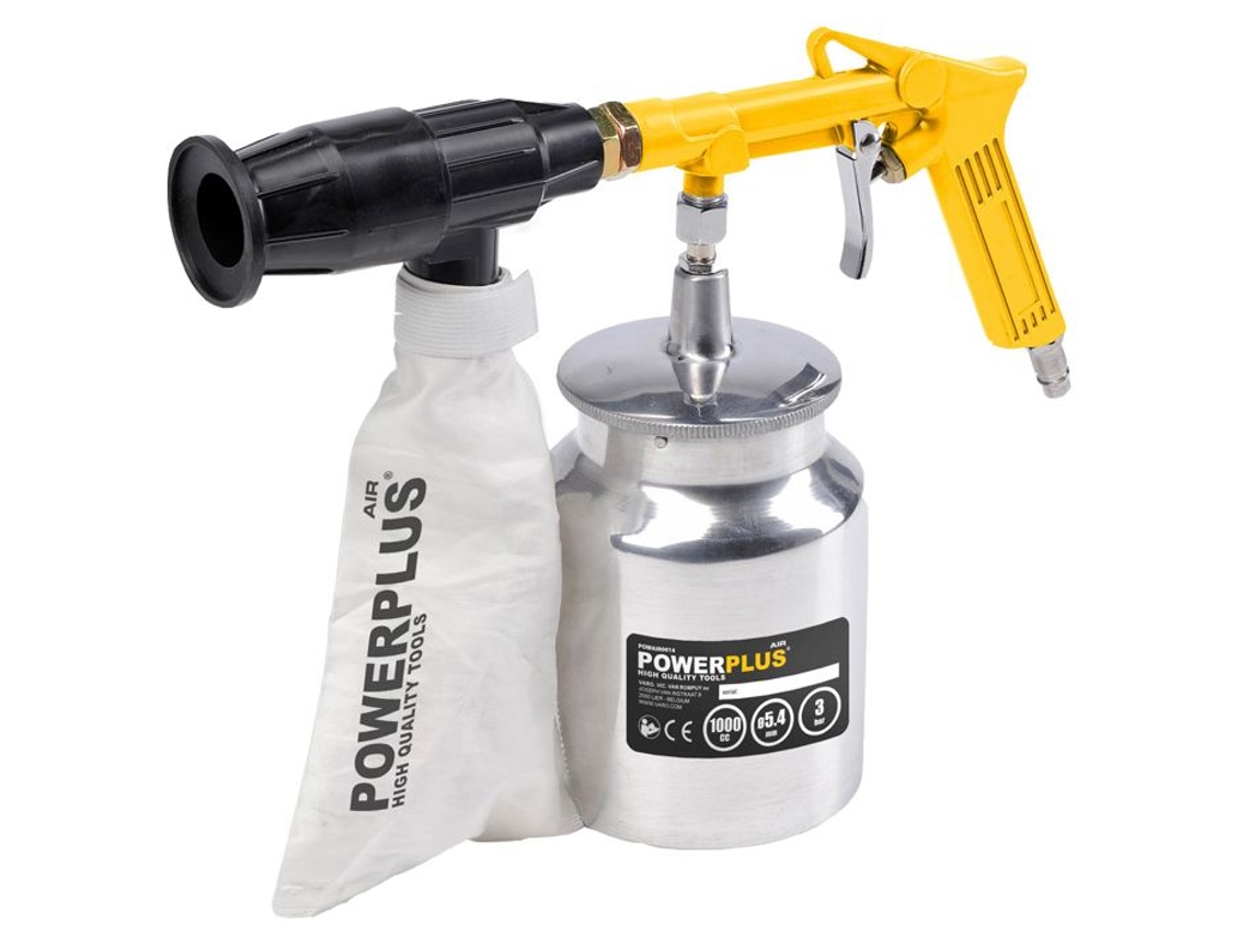 Pistola Pneumática De Jato De Areia Powerplus