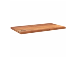 Tampo De Mesa | Tampo De Secretária Retangular 120x50x2,5 Cm Madeira De Acácia Maciça Lovely Home