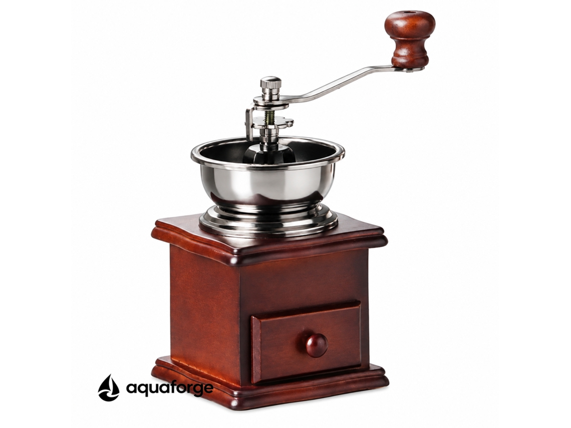 Moinho Manual De Café Aquaforge Com Moagem Ajustável Para Café