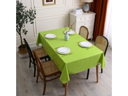 2026 mantel Retangular de Pvc 60x104 Polegadas Verde Maçã Resistente À Água e Óleo para Mesa de Jantar, Festa e Camping