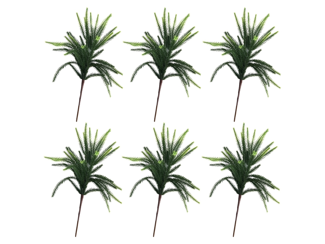 Palitos de Agulha de Pinheiro Artificial 45cm para Decoração de Natal Guirlanda e Coroa S/MARCA