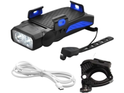 Luzes E Buzinas Para Bicicleta De Estrada - Iluminação Com Suporte