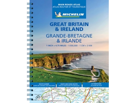 Livro Atlas Grã-bretanha Irlanda De Michelin (inglês)