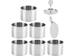Conjunto De Formas Redondas De Aço Inoxidável Para Bolos