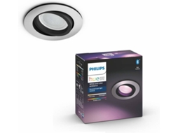 Foco PHILIPS Hue Encastrável Cinza Centura PHILIPS