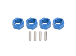 Mali conectores de Roda Hexagonal 7mm de Alumínio Profissional para Carro Rc Fms Fcx24 1/24 Azul