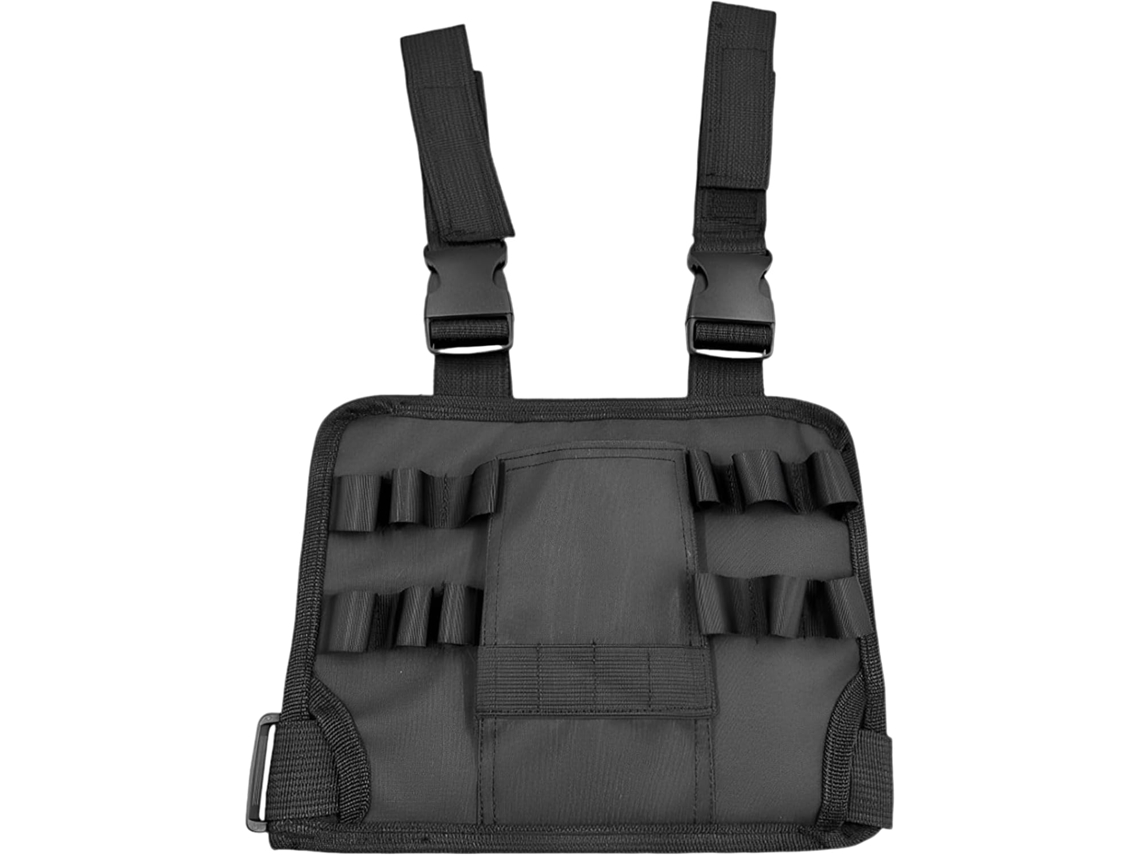Bolsa para ferramentas de eletricista Kunzong, bolsa de cintura em tecido Oxford, ajustável, portátil.