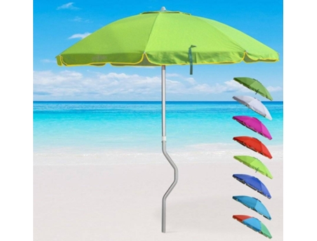 Guarda-sol GIRAFACILE Eolo (Verde - 220 cm)