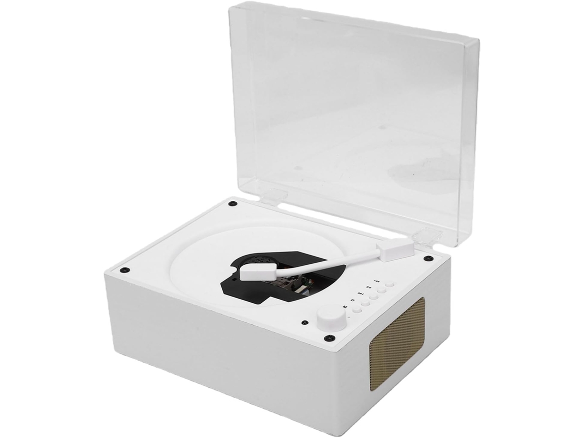 Denash Leitor Cd Portátil Bluetooth 5.1, Sem Fio, Com Controle Remoto, Entrada Auxiliar, Usb E 3,5 Mm