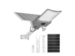 Luminária Solar Para Exteriores 12000 W, 900 000 Lm, Do Anoitecer Ao Amanhecer, Lâmpada De Segurança Led Tipo Dividido, Controle Remoto Rf, Resistente