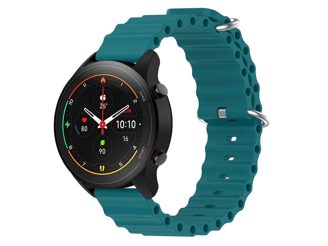 Pulseira De Silicone De Cor Sólida Estilo Oceano Para Xiaomi Mi Watch S1 Pro 22mm