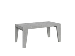 Mesa de Jantar Extensível 90X120/224 Cm Naxy Premium Cimento ITAMOBY