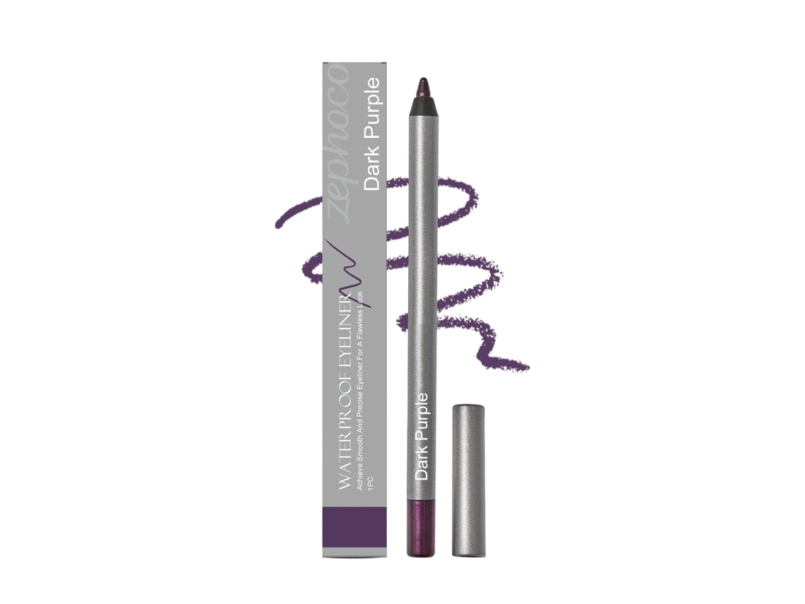 Eyeliner Roxo Escuro Longa Duração Suave