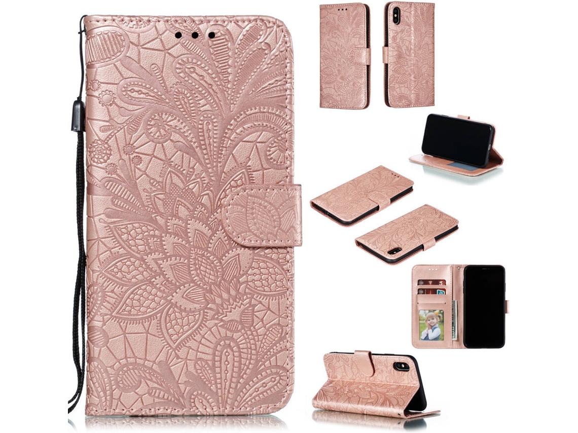 Capa iPhone X, XS WISETONY Befospey-556 Rosa