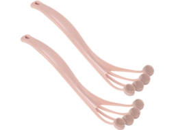 Lurelia Pack De 2 Escovas De Silicone Para Costas E Corpo, Silicone Macio, Cabo Longo E Pega Ergonómica, Uso Diário Leve