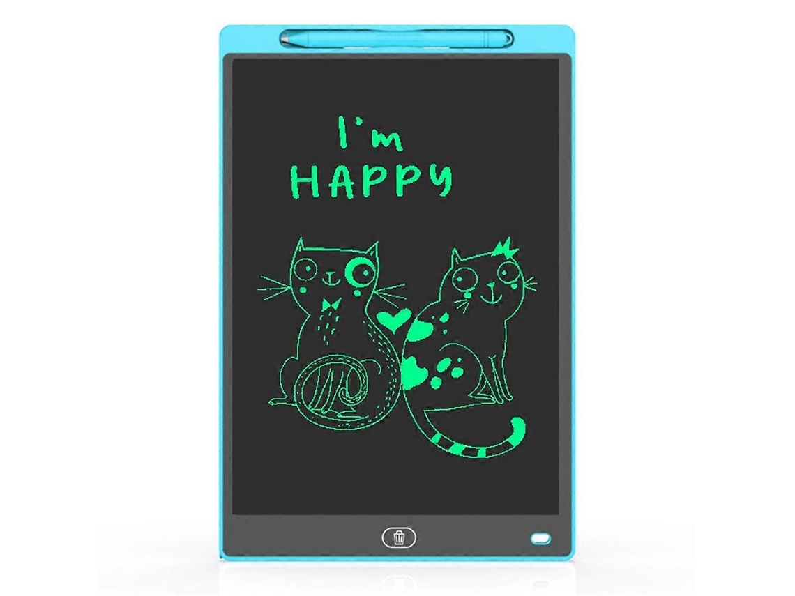 Lurelia, Tablet Lcd, 12 Polegadas, Azul, Monocromático, Apagável, Infantil, Portátil