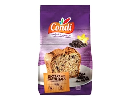 Preparado para Bolo de Baunilha com Pepitas CONDI