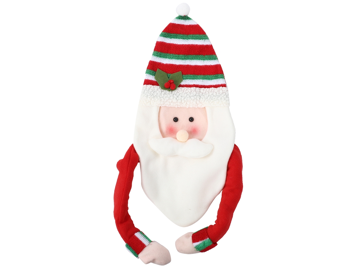 Laxiscreed Bola De Natal Com Pai Natal E Coroa, Decoração Festiva Para Árvore De Natal