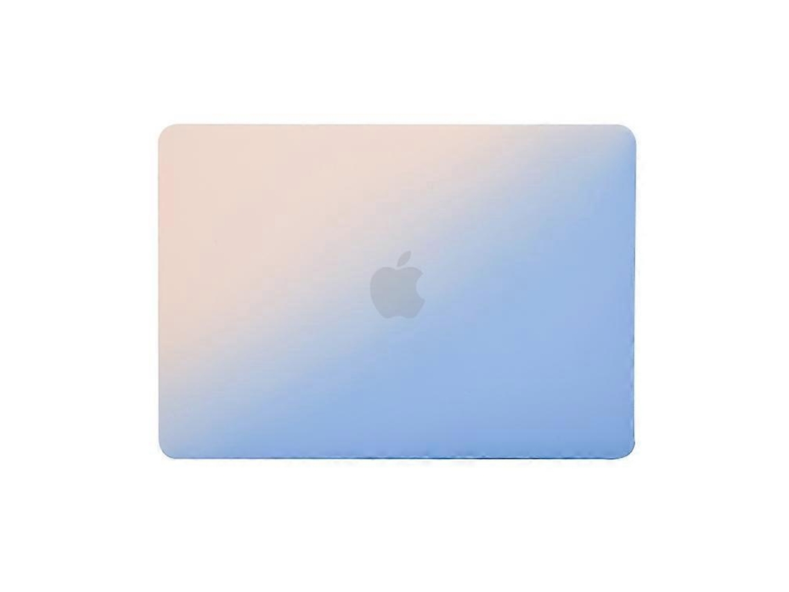 Lurelia Capa Protetora Para Portáteis Com Padrão Arco Íris Para Macbook Pro 16,2 Polegadas A2485 2021 (degradê Rosa Azul)