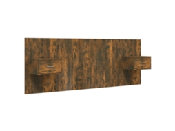 Bed Headboard With Cabinet, Bed Headboards With Cabinets Vidaxl Marrom Madeira Processada (n/a)