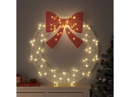 Vidaxl Guirlanda 80 Led Branco Quente 92 X 92 X 9,5 Cm Acrílo