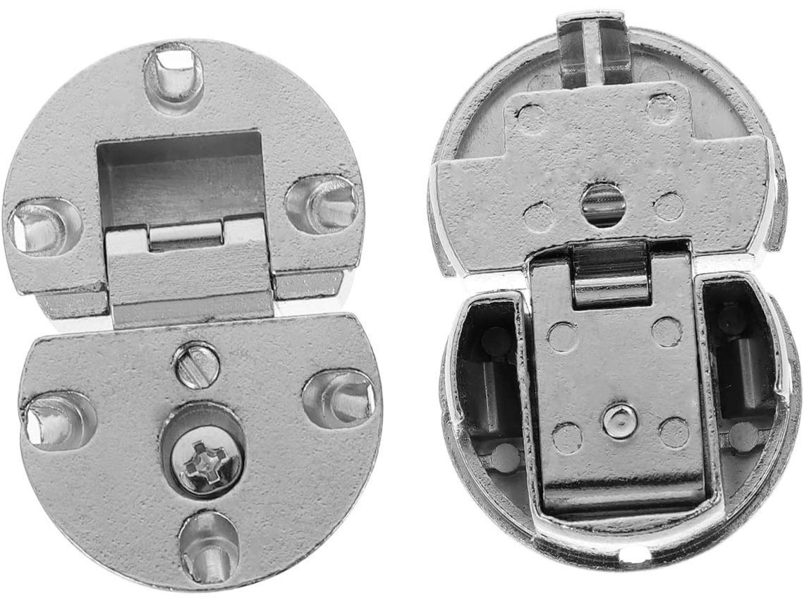 Conjunto De 4 Dobradiças Liga Zinco Reforçadas Para Portas Móveis,