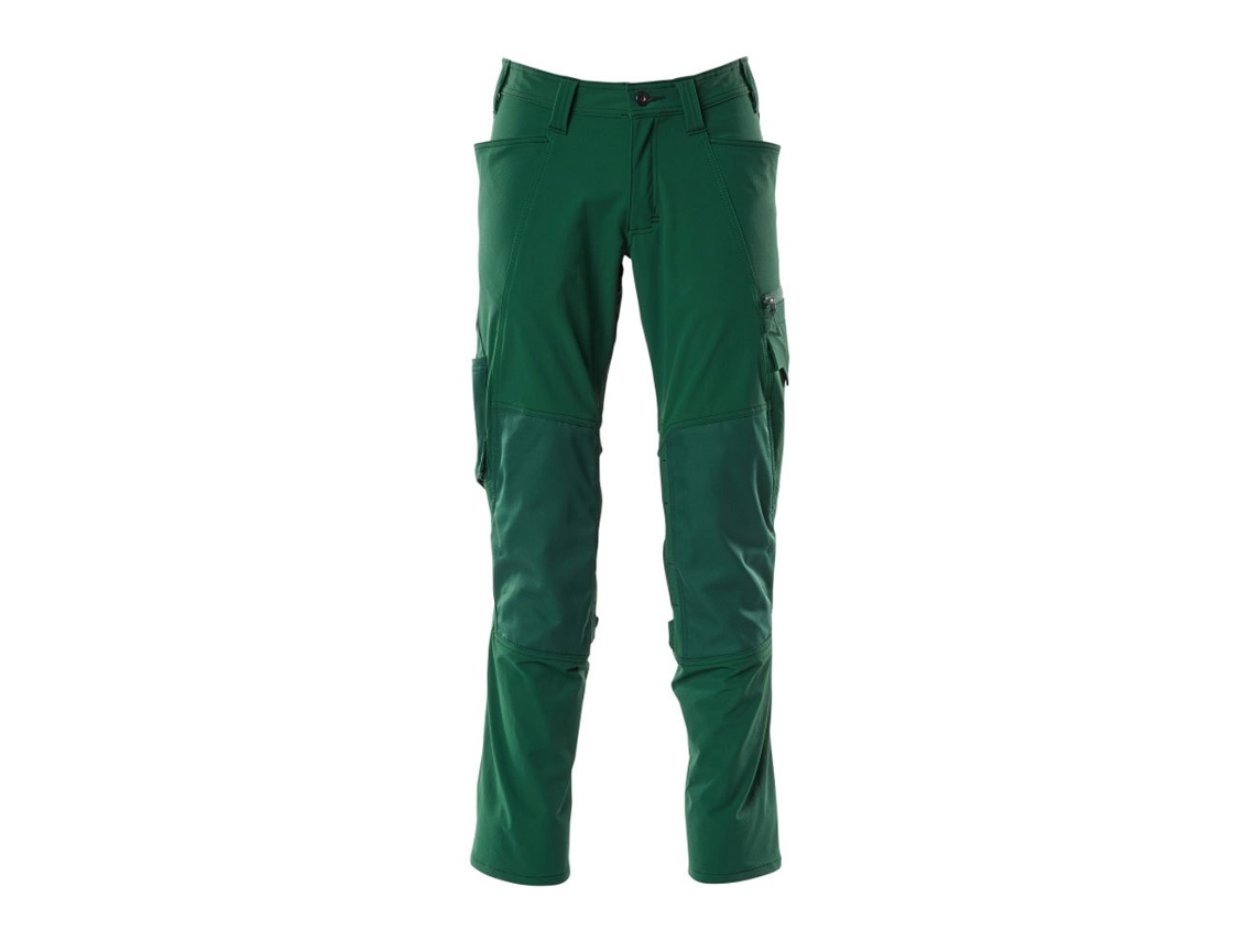 Calças Grandes Com Bolsos Para Joelheiras Accelerate 18479 Verde 58 / 35 MASCOT