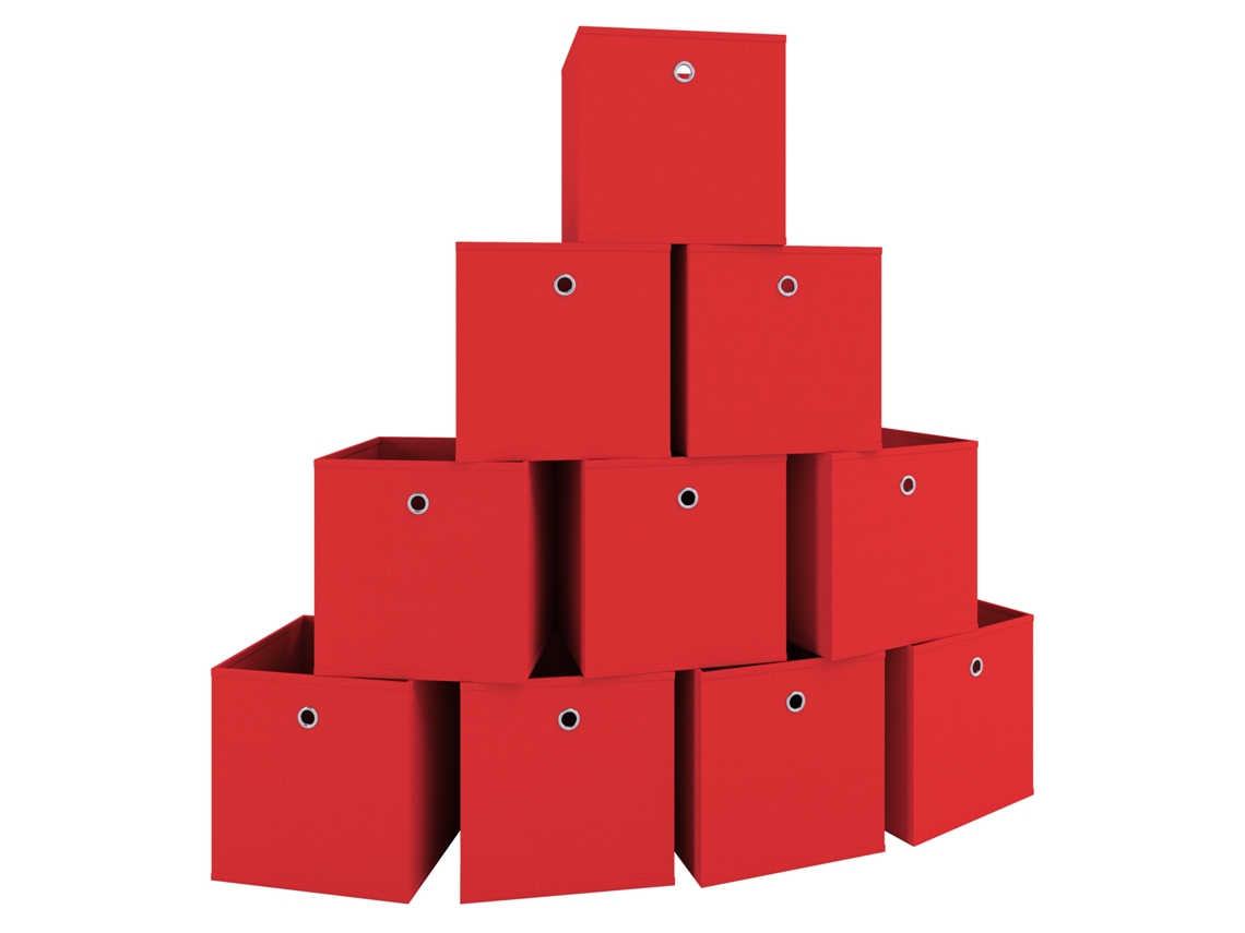 Conjunto De 10 Caixas Dobráveis Caixa Dobrável Boxas Vcm