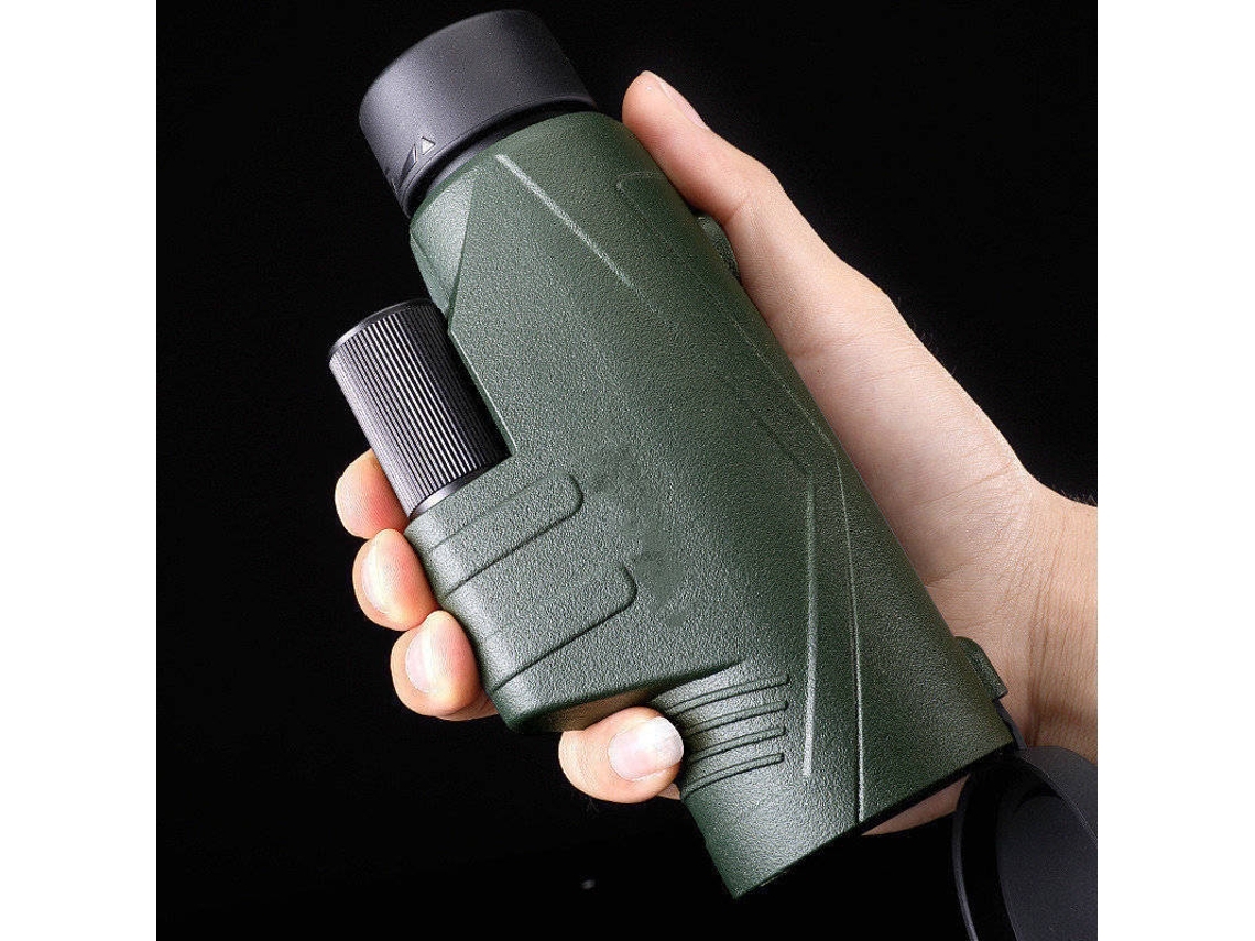 Telescópio Monocular ENZONS 12X50 High Power Hd Zoom Bak4 À Prova D'Água Prisma com Suporte para Smartphone e Trip-Preto