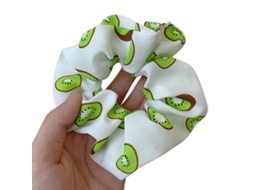 Elastic Hair Scrunchies Soft Cloth Fruit Patterns Grande Cabelo Bandas Acessórios Para Menina6
