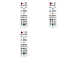 3 Controles Remotos Ir1304l De Substituição Para Projetores Optoma X345 X355 X412 X416 Zh403 4k550 Eh415e Eh415st W319ust