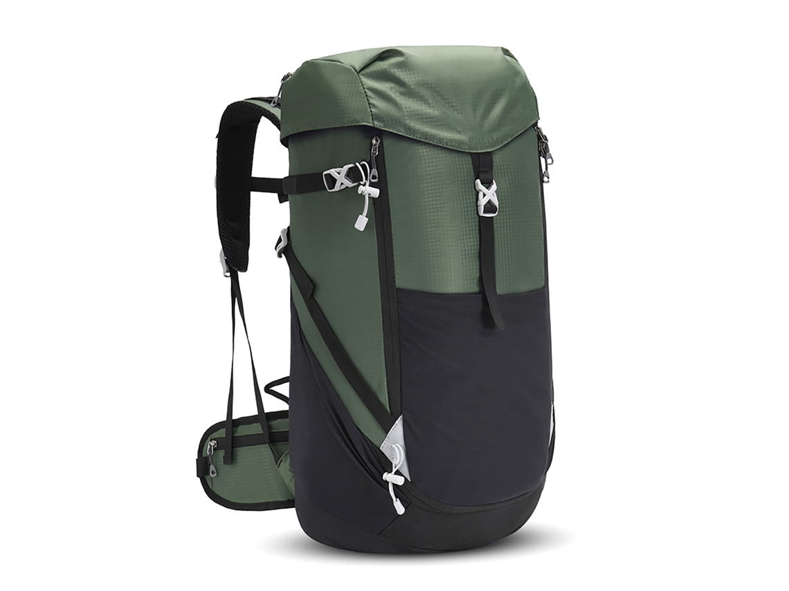 Mochila De Camping De 50 Litros Em Tecido Oxford, Mochila De Alta Capacidade Para Montanhismo E Trilhas Ao Ar Livre, Na Cor Verde