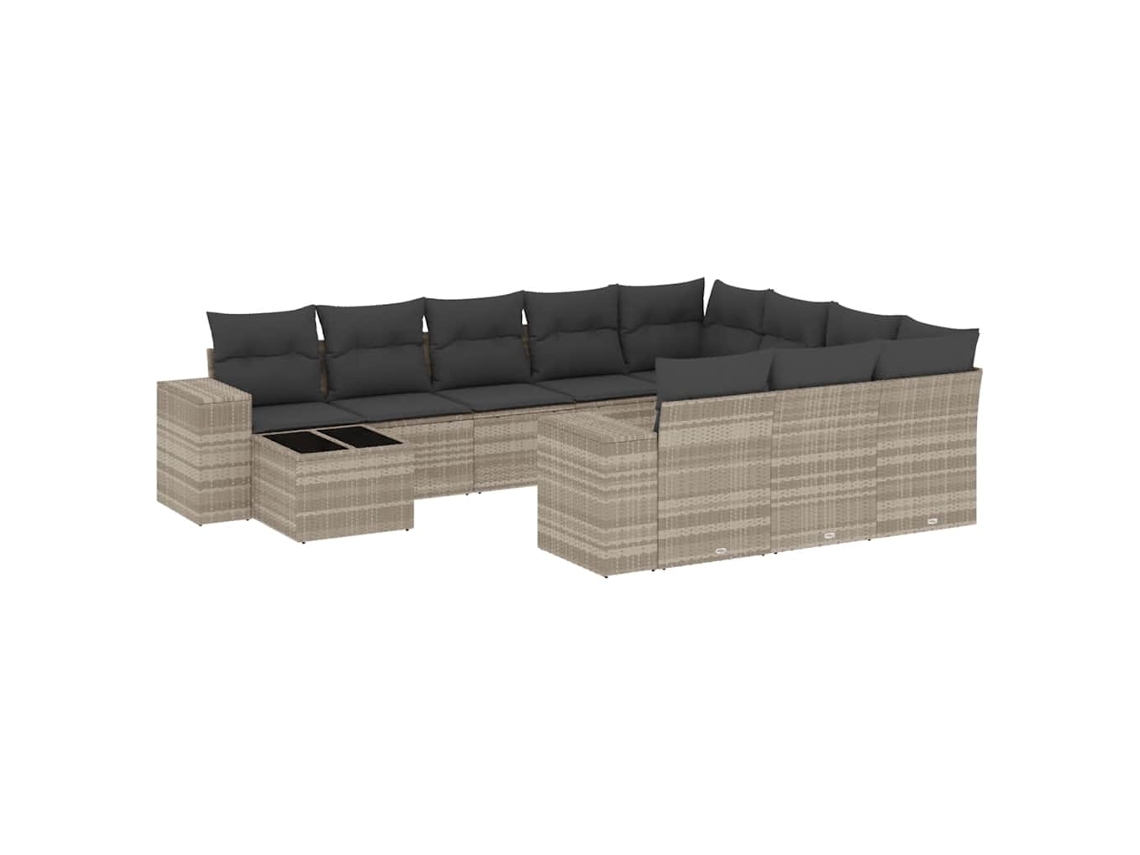 Garden Sofa Set, Garden Sofa Sets Vidaxl Cinzeto Rattan / Vime (n/a)
